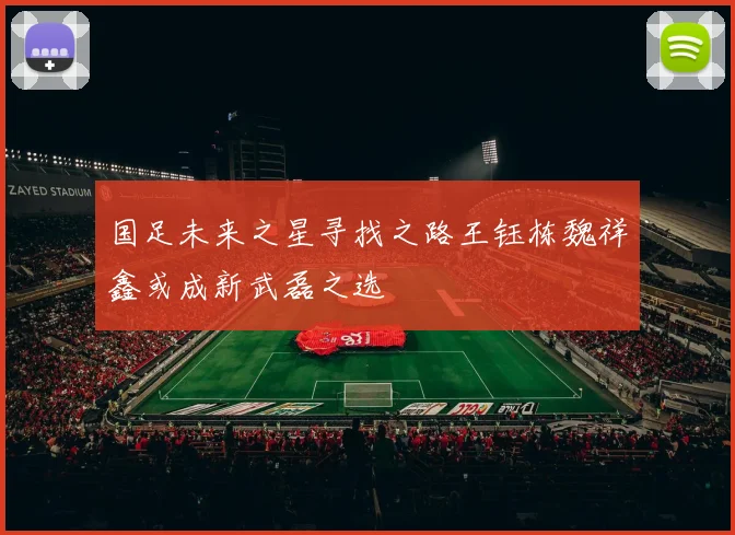 国足未来之星寻找之路王钰栋魏祥鑫或成新武磊之选